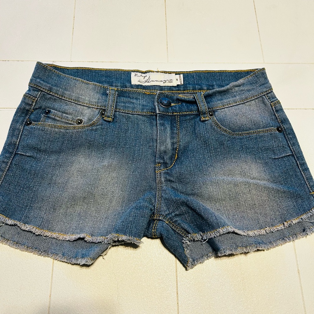 Rich & Skinny Vintage Classic Blue Jean Shorts